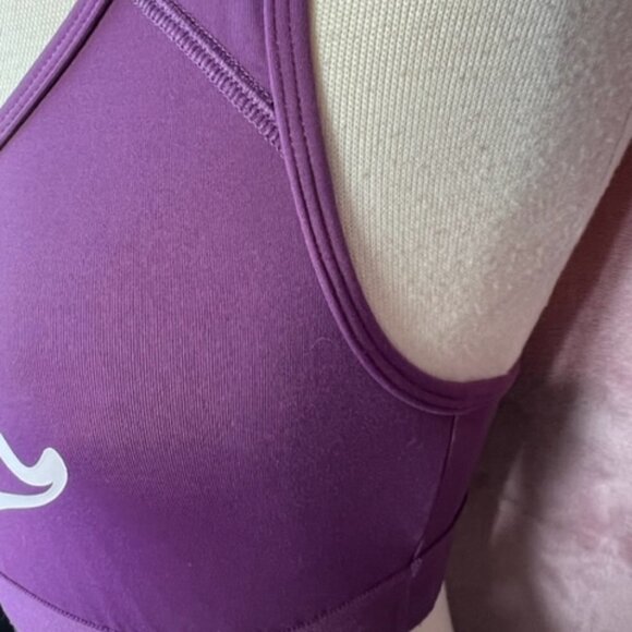 Womens Purple VS Pink Sports Bra Size S - Picture 4 of 6